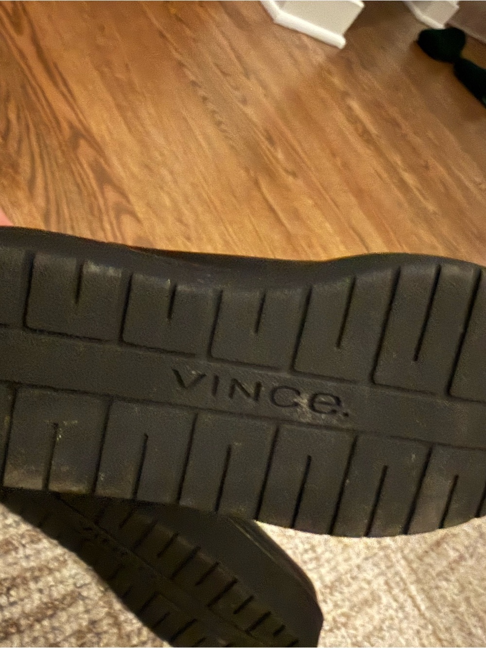 Vince Black Platform Chelsea Ankle Boots - Picture 5 of 5
